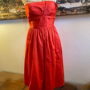 Anthropologie x Moulinette Soeurs strapless dress